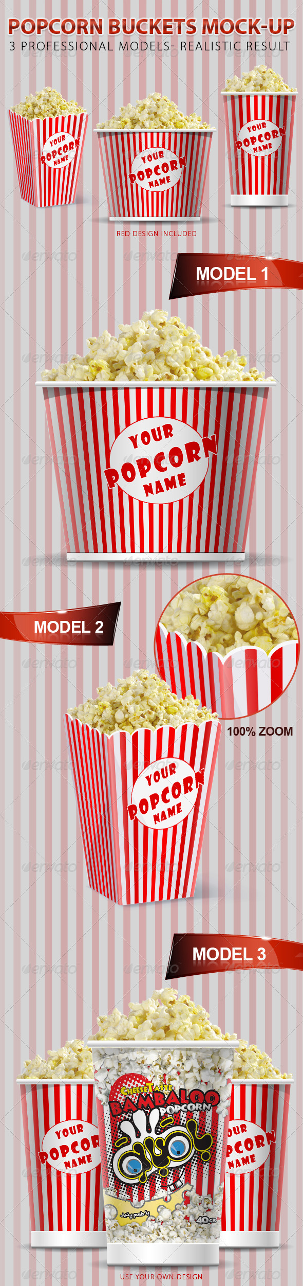 Download Popcorn Buckets Mock Up Free Download Dondrup Com