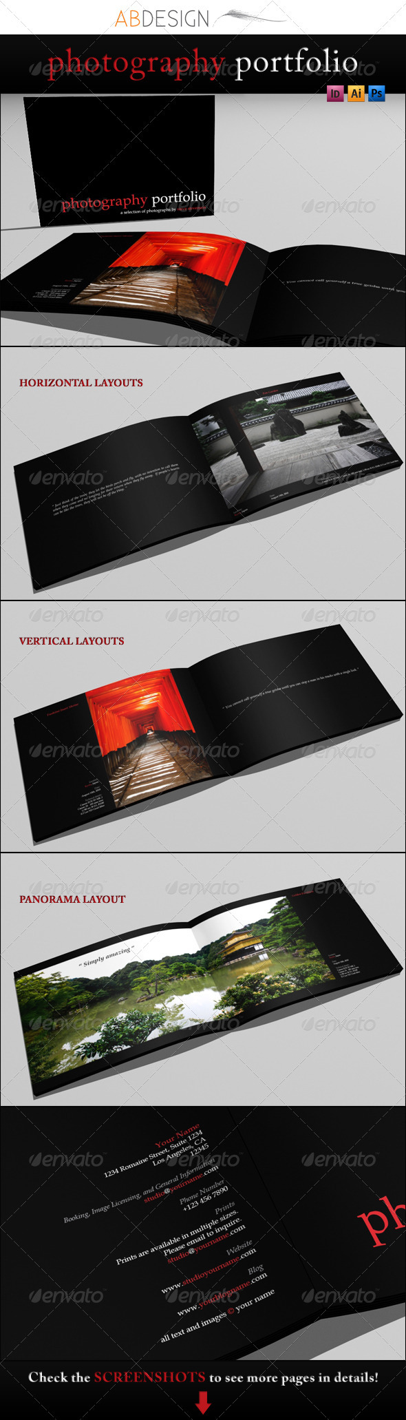 GraphicRiver A4 Photography Portfolio 164797 GraphicRiver A4 Photography Portfolio 164797