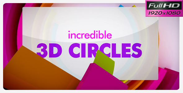 After Effects Project - VideoHive Incredible 3D CIRCLES 552310 After Effects Project - VideoHive Incredible 3D CIRCLES 552310