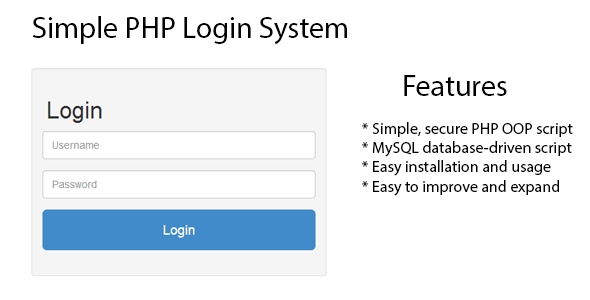 Simple Php Login System New Psd Templates Simple Php Login System Codecanyon Item For