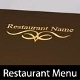 Luxurious Restaurant Menu Luxurious Restaurant Menu - GraphicRiver Item for Sale