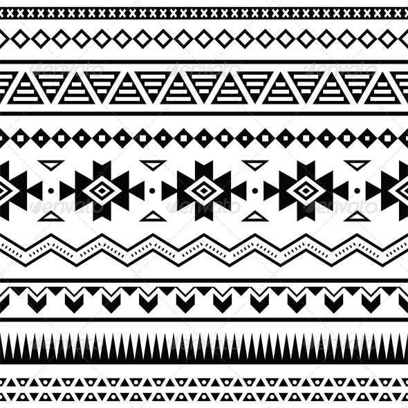 Download Aztec Mexican Seamless Pattern | GraphicRiver