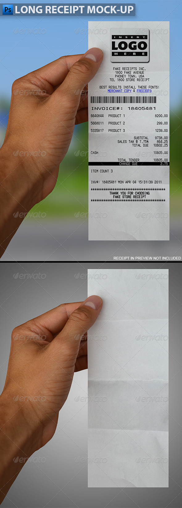 Download Sample Receipt Of Cash Memo Design In Illustrator ...