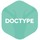 Doctype - Un Tema Portafolio Flat y Minimal - Artículo ThemeForest en venta