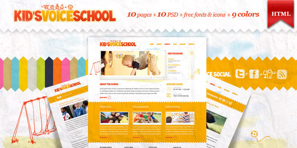 ThemeForest - Kids Voice School - HTML Template - RiP ThemeForest - Kids Voice School - HTML Template - RiP