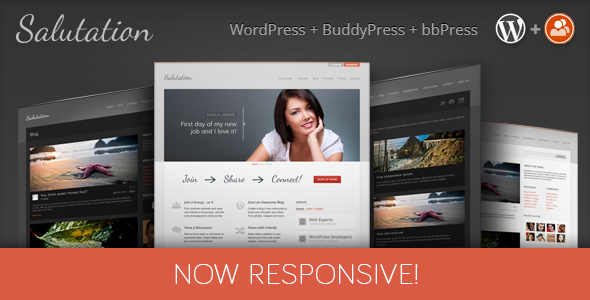 Tema WordPress, BuddyPress e bbPress “Saudação Sensível”