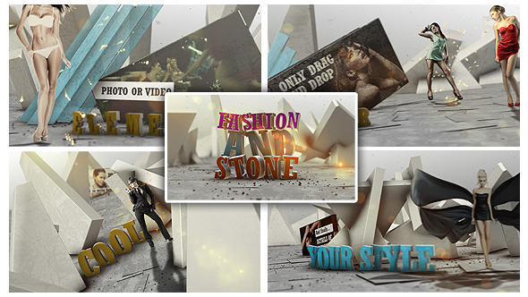 قالب جديد للافتر افكت VIDEOHIVE Fashion And Stone Preview_Image