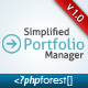 Simplified Portfolio Manager Simplified Portfolio Manager - CodeCanyon Item for Sale