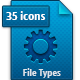 35 File Types Icons 35 File Types Icons - GraphicRiver Item for Sale