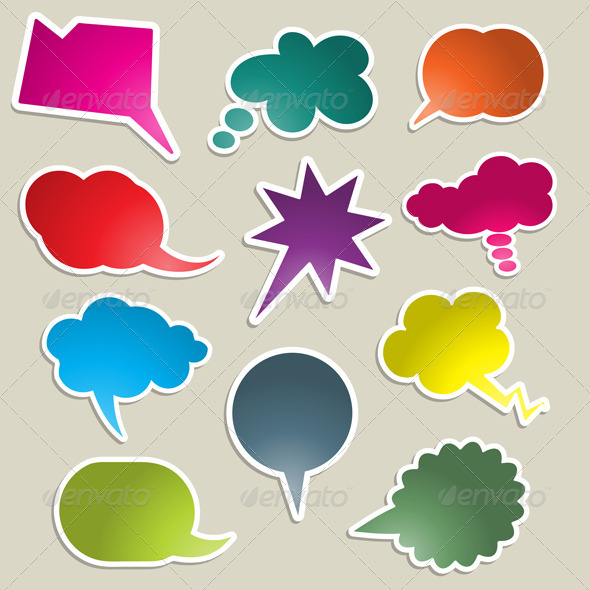 GraphicRiver Speech bubble collection 595243 GraphicRiver Speech bubble collection 595243