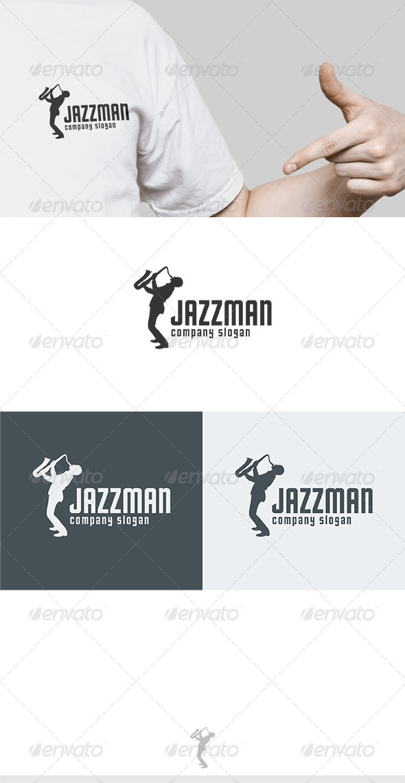 GraphicRiver Jazzman Logo 5811002