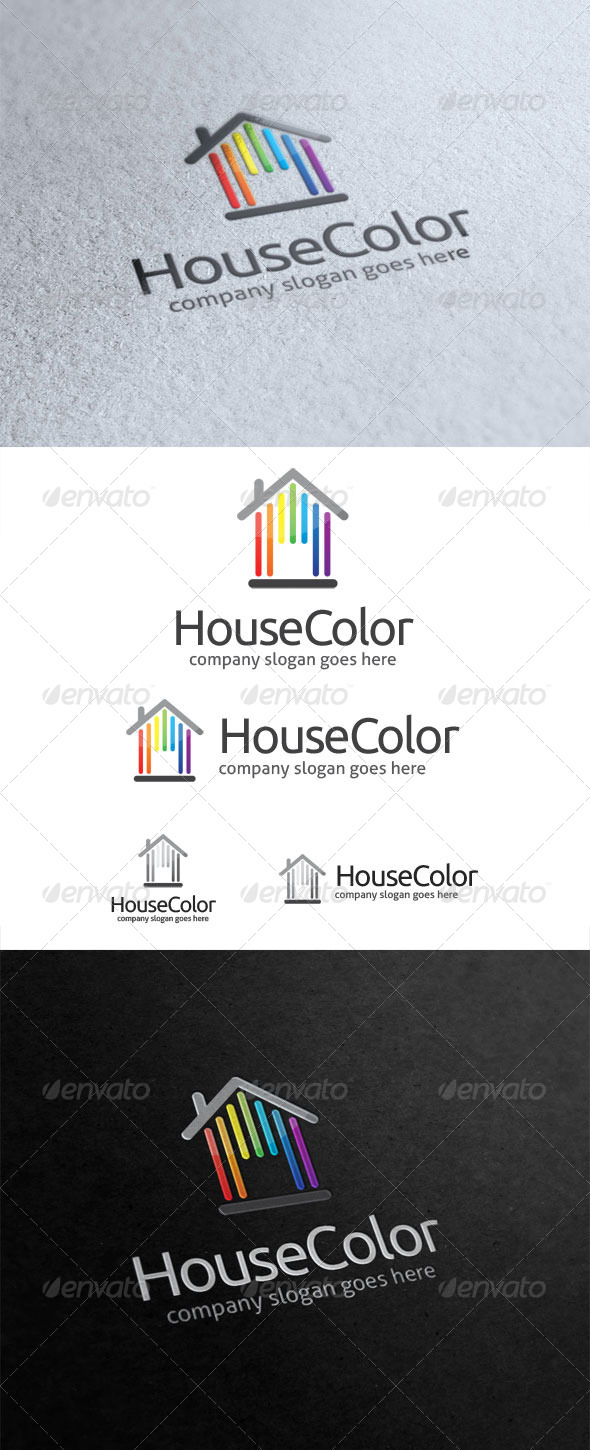 GraphicRiver House Color Logo 5842526