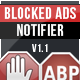 BAN - Blocked Ads Notifier With Statistics BAN - Blocked Ads Notifier With Statistics - CodeCanyon Item for Sale