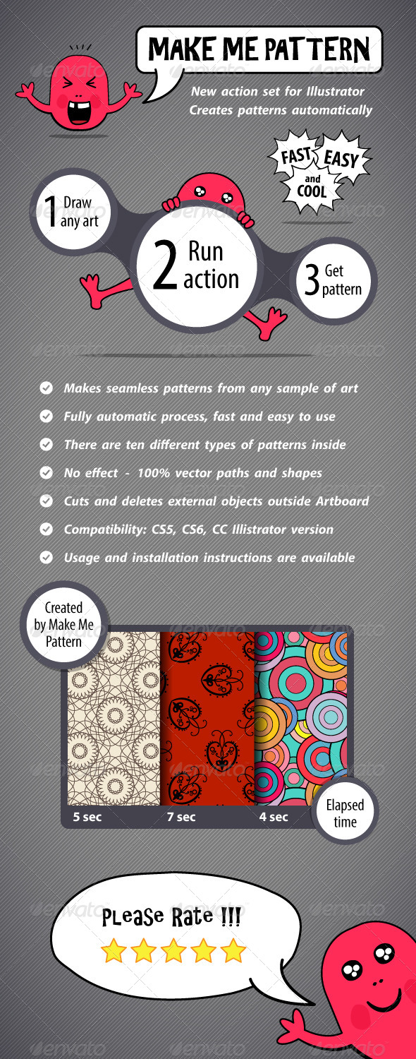 GraphicRiver Make Me Pattern Action Set for Illustrator 5936118 GraphicRiver Make Me Pattern Action Set for Illustrator 5936118