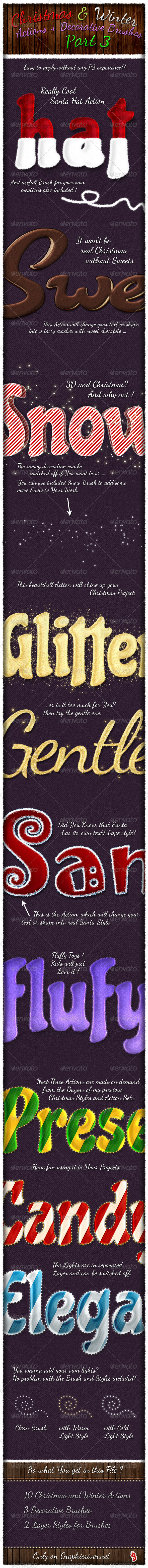 GraphicRiver Christmas And Winter Actions And Brushes 3 5947155 GraphicRiver Christmas And Winter Actions And Brushes 3 5947155