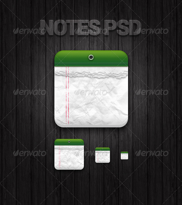 GraphicRiver A Notes App Icon 5948420 GraphicRiver A Notes App Icon 5948420
