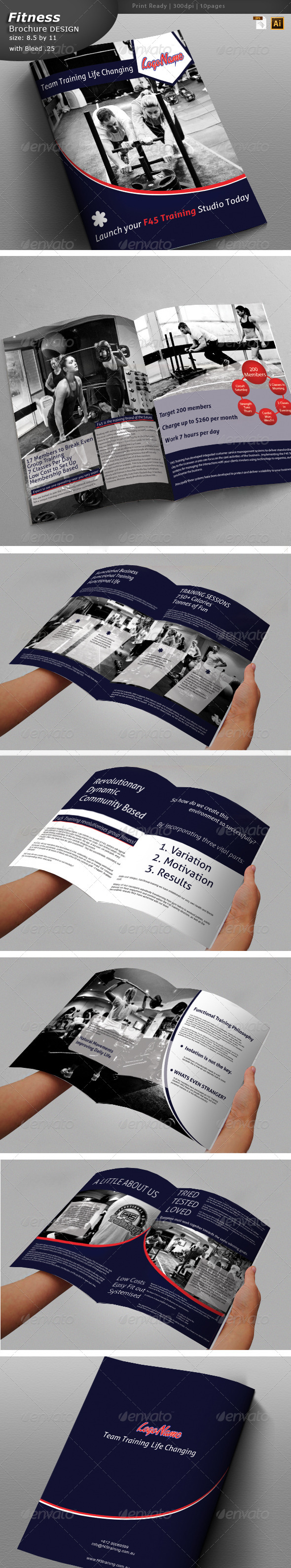 GraphicRiver Fitness Training Brochure 5950357 GraphicRiver Fitness Training Brochure 5950357