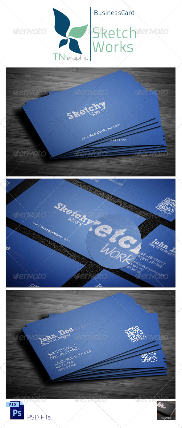 GraphicRiver Sketchy Works Business Card 5950614 GraphicRiver Sketchy Works Business Card 5950614