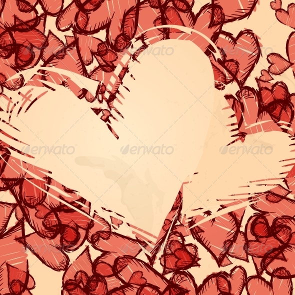 GraphicRiver Grunge Heart Background 5952202 GraphicRiver Grunge Heart Background 5952202