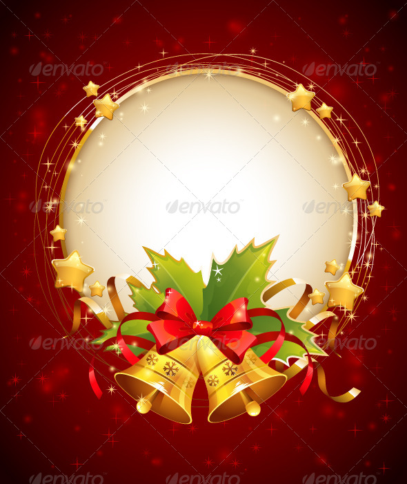 GraphicRiver Christmas Decorative Congratulation Card with Bell 5966775 GraphicRiver Christmas Decorative Congratulation Card with Bell 5966775