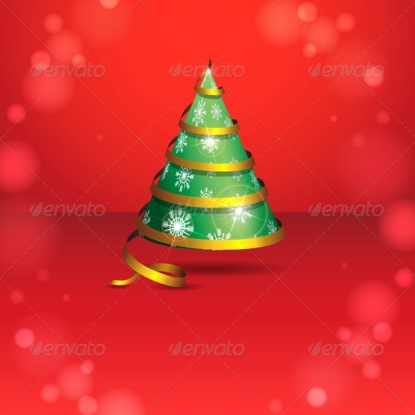GraphicRiver Stylized Ribbon Christmas Tree 5969969 GraphicRiver Stylized Ribbon Christmas Tree 5969969