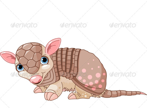 Stock Vector - GraphicRiver Armadillo Cartoon 5998333 » Dondrup.com