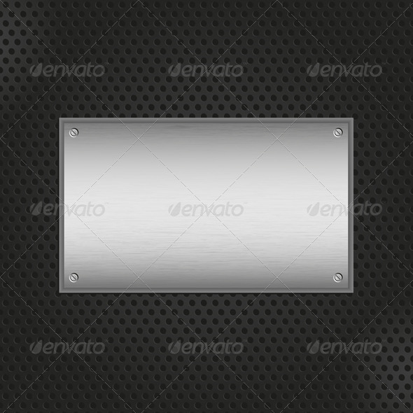 GraphicRiver Metal Plate Background 627324 GraphicRiver Metal Plate Background 627324