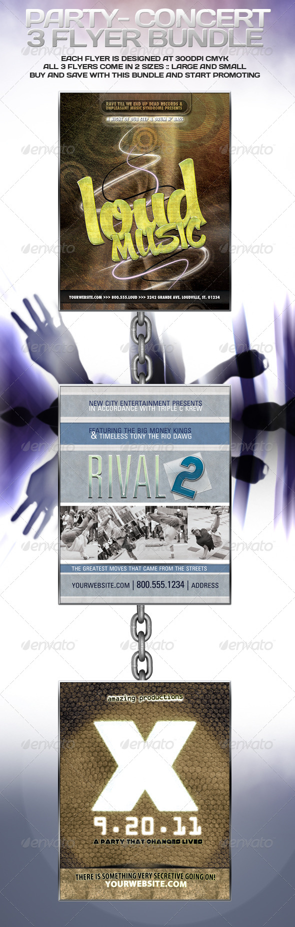 Free Concert Flyer Backgrounds » Dondrup.com