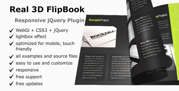 Real 3D FlipBook - responsive jQuery plugin - CodeCanyon Item for Sale