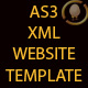AS3 XML WEBSITE TEMPLATE AS3 XML WEBSITE TEMPLATE - ActiveDen Item for Sale
