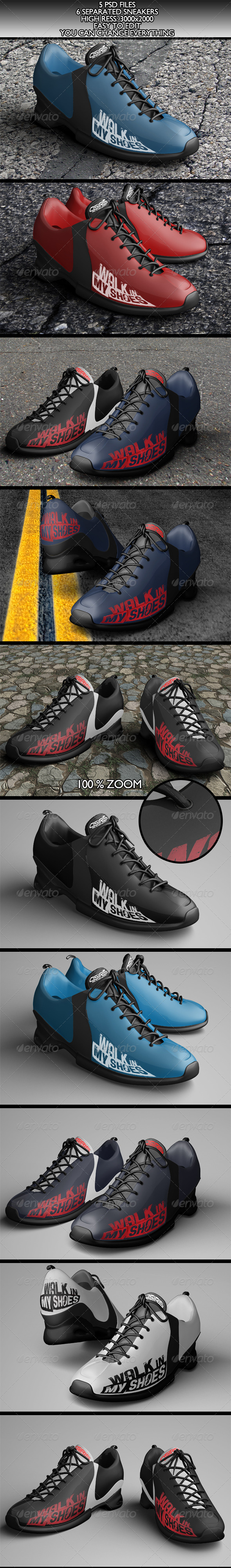 Download Sneakers Mock Up Download Free » Tinkytyler.org - Stock ...