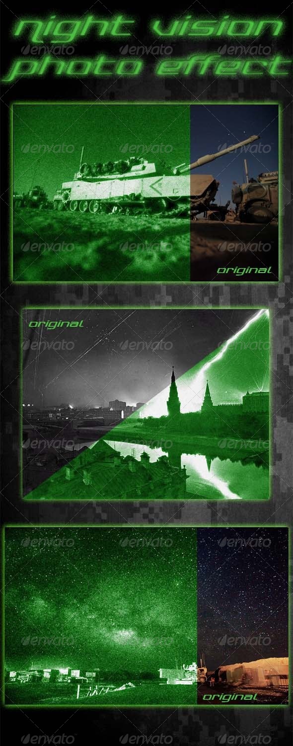 GraphicRiver Night Vision Photo Effect 6193605
