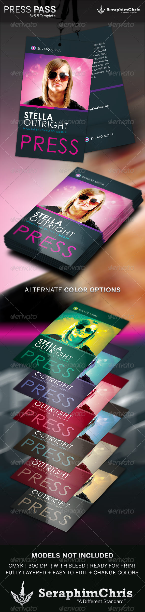 Press Pass Photography Templates Dondrup