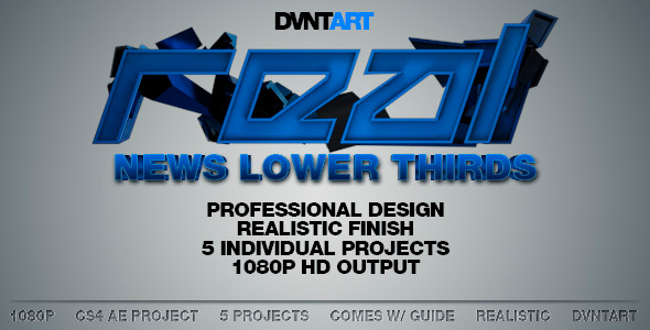 After Effects Project - VideoHive REAL News Lower Thirds 666818 After Effects Project - VideoHive REAL News Lower Thirds 666818