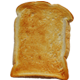 Isolated Slice of Dry Plain Toast Isolated Slice of Dry Plain Toast - GraphicRiver Item for Sale