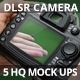 DSLR Camera High Resolution Mock-ups - GraphicRiver Item for Sale