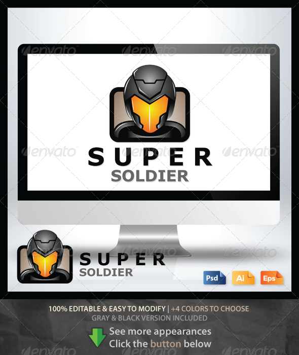 GraphicRiver Super Soldier Logo 6568387