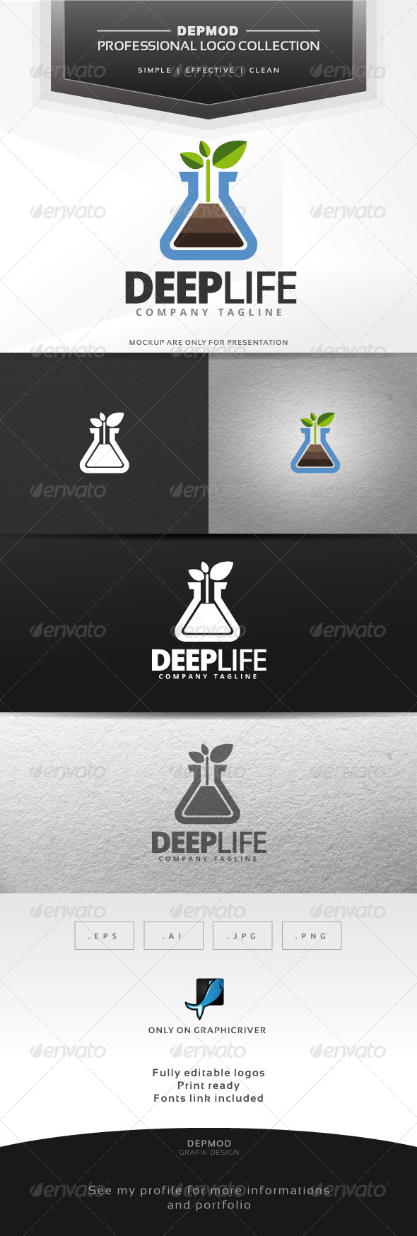 GraphicRiver Deep Life Logo 6591781