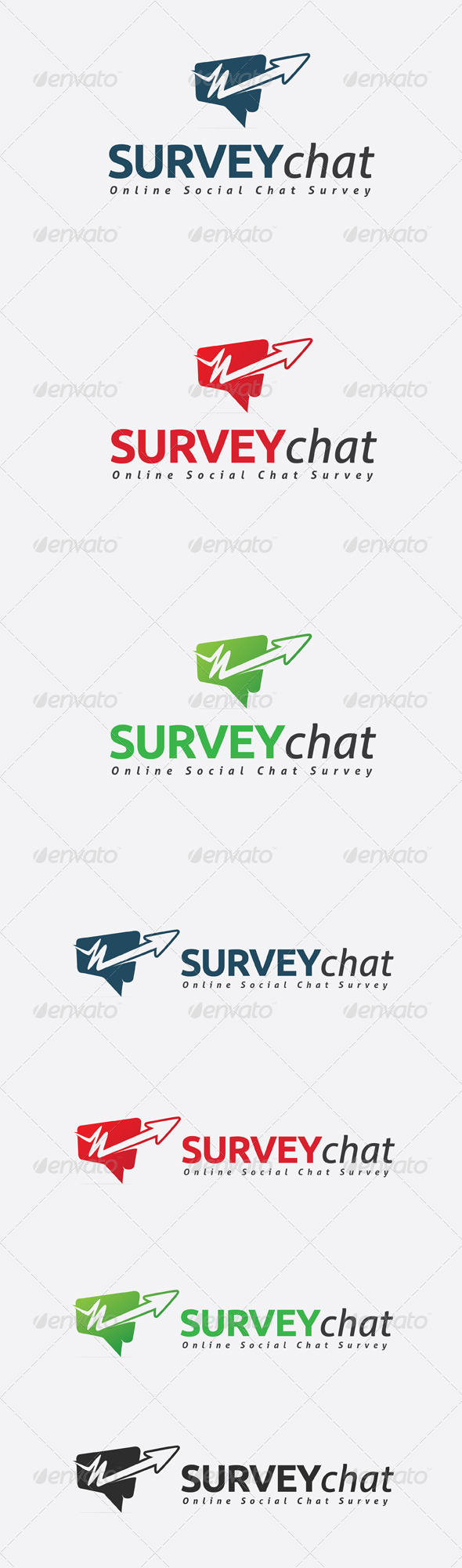 GraphicRiver Survey Chat Logo 6623214
