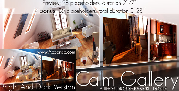 After Effects Project - VideoHive Calm Gallery 709009 After Effects Project - VideoHive Calm Gallery 709009