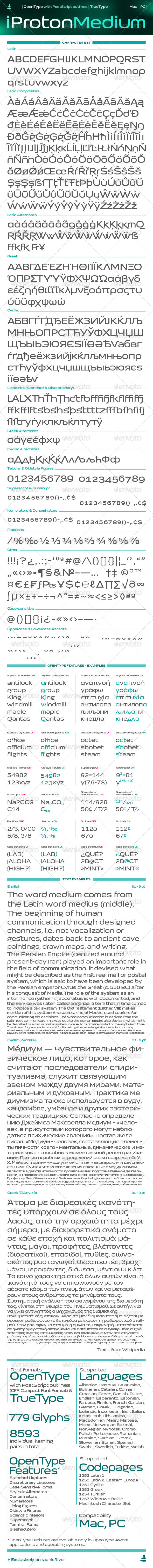 GraphicRiver iProton Medium Font 6800347 GraphicRiver iProton Medium Font 6800347