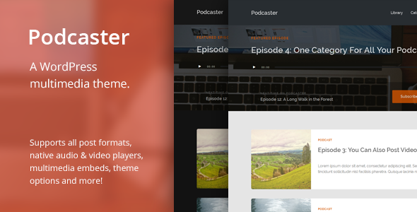 podcaster theme