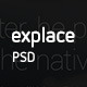 Explace Corporate PSD Template Explace Corporate PSD Template - ThemeForest Item for Sale