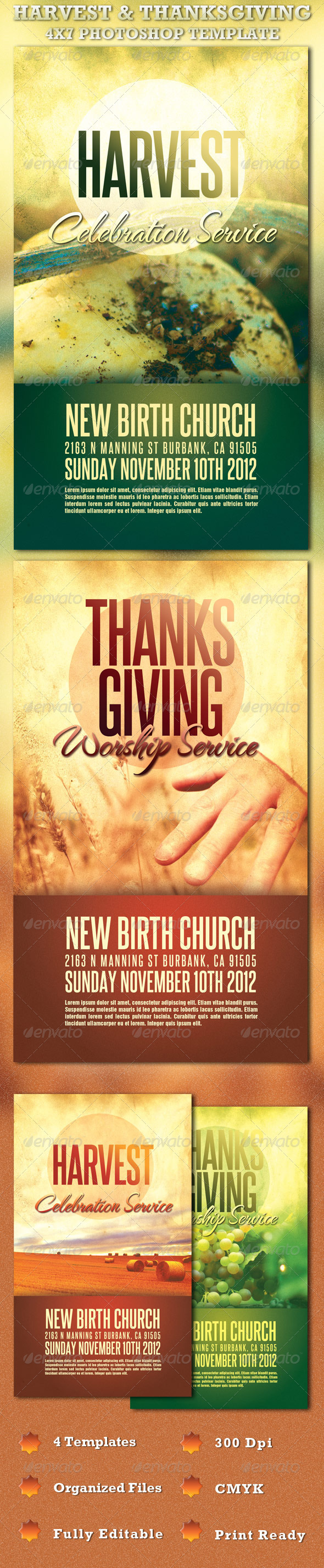 GraphicRiver Harvest and Thanksgiving Service Template 726074 GraphicRiver Harvest and Thanksgiving Service Template 726074