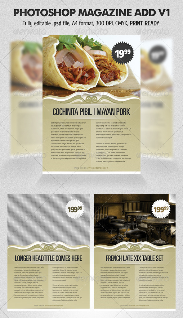 Graphic River Photoshop Magazine Add V1 Print Templates - Magazines 726307 Graphic River Photoshop Magazine Add V1 Print Templates - Magazines 726307