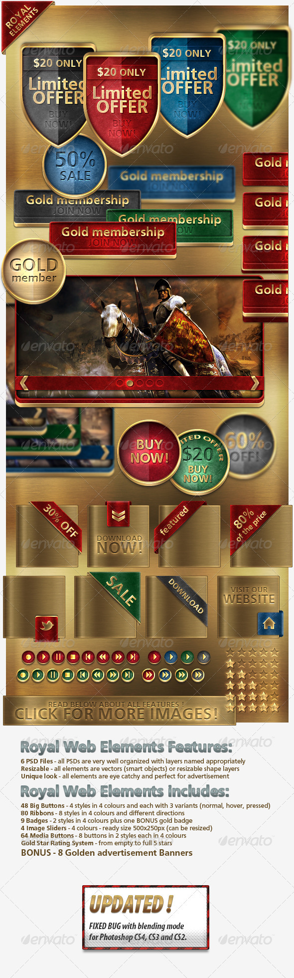 GraphicRiver Royal Web Elements 277398 GraphicRiver Royal Web Elements 277398
