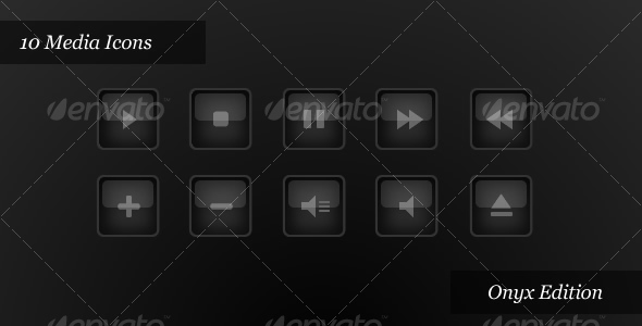 GraphicRiver Media Player Icons Onyx Edition 29680 GraphicRiver Media Player Icons Onyx Edition 29680