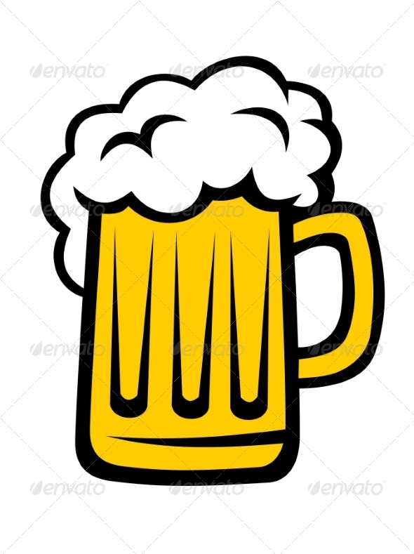 Cartoon Picture Of A Pint Of Beer And A Burger Dondrup Com