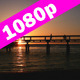 Bridge Above the Sea at Sunset Bridge Above the Sea at Sunset - VideoHive Item for Sale