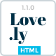 Love.ly - Simple & Elegant One Page Template Love.ly - Simple & Elegant One Page Template - ThemeForest Item for Sale